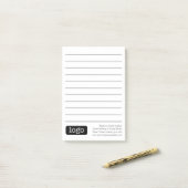 Basic Kantoor of Business Logo Post-it® Notes (Op bureau)