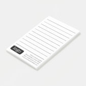 Basic Kantoor of Business Logo Post-it® Notes (Schuin)
