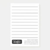 Basic Kantoor of Business Logo Post-it® Notes (Voorkant)