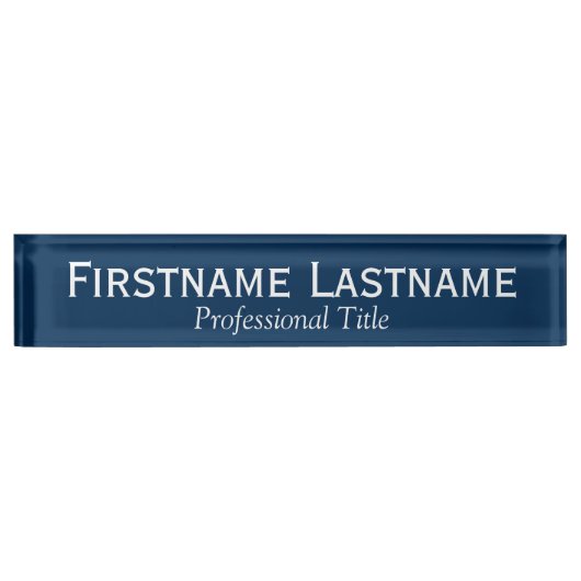 Basic Kantoor Sjabloon met Executive Name & Title Naambordje (Voorkant)