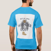 Basic katoen mannen t shirt (Achterkant)