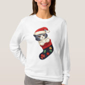 BASIC LANGE MOUW VROUWEN MODE KLEDING T-SHIRT (Voorkant)