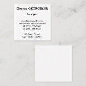 Basic Law Professional Visitekaartje (Voorkant / Achterkant)