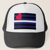 Basic Leather Pride Flag Trucker Pet (Voorkant)