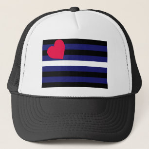 Basic Leather Pride Flag Trucker Pet