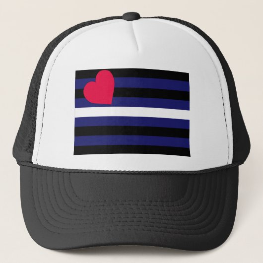Basic Leather Pride Flag Trucker Pet (Voorkant)