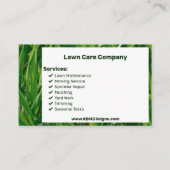 Basic List Call to Action Garden Maintenance Visitekaartje (Voorkant)