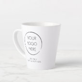 Basic Logo Custom, Business of Marketing Latte Mok (Linkerhoek)