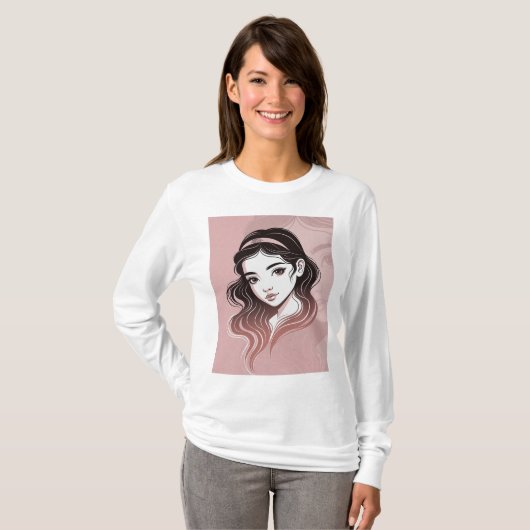 Basic Long Sleeve T-Shirt (Voorkant volledig)