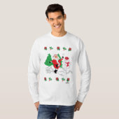 Basic Long Sleeve T-Shirt : Joyful Christmas  (Voorkant volledig)