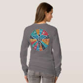 Basic Long Sleeve Unite voor Universal Health Hoes T-shirt (Achterkant volledig)
