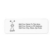 Basic Male Stick Figuur Gymast T-shirts en geschen Etiket (Voorkant)