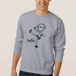 Basic Male Stick Figuur Karate T-shirts en cadeaut