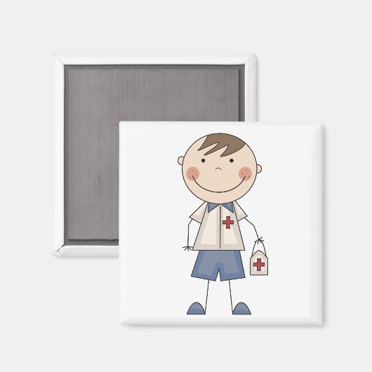 Basic Mannelijke EMT Tshirts en geschenken Magneet (Voorkant / Achterkant)