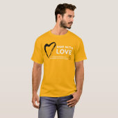 Basic mannen snijden shirt (Voorkant volledig)