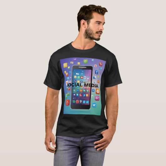 Basic Mannen T-shirt (Voorkant volledig)