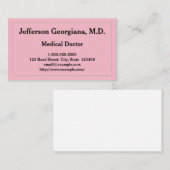 Basic Medical Doctor Visitekaartje (Voorkant / Achterkant)