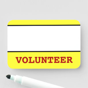 Basic, minimalistisch en eenvoudig naamplaatje "VO