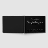 Basic & minimalistisch herdenkingsboek gastenboek (Volledig)