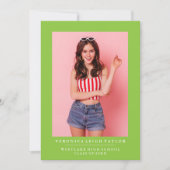 BASIC MINIMALISTISCHE FOTO AFSTUDEREN AANKONDIGING (Voorkant)