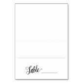 Basic Modern Place Card / Escort Kaart bruiloft (Voorkant)
