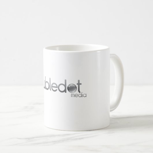 Basic - Mok voor dubbele mediakoffie (Voorkant rechts)