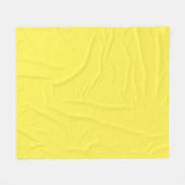 Basic One Color Lemon Yellow Fleece Deken (Voorkant (Horizontaal))