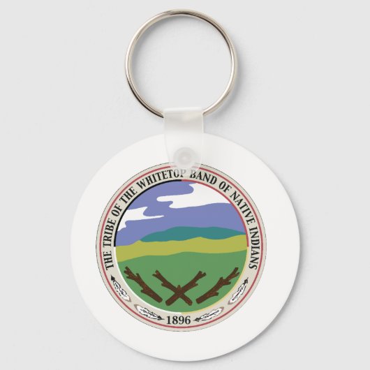 Basic One Round Whitetop Seal Sleutelhanger (Voorkant)