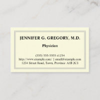 Basic Physician Visitekaartje