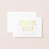 Basic & Plain "BEDANKT!" Kaart (Voorkant met envelop)
