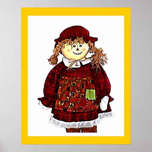 Basic Poster te koop StrawGirlTransp3b72dpi (Voorkant)