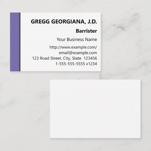 Basic Professional-Visitekaartje Visitekaartje (Voorkant / Achterkant)