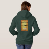 Basic pullover hoodie: Wiskunde Smart Cavethouder (Achterkant volledig)