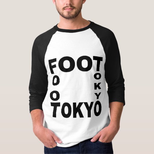 Basic Rangan White/Black FOOT TOKYO T-shirt (Voorkant)