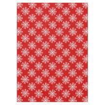 Basic Red en White kerstsnowflake