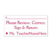 Basic: Review, corrigeren, ondertekenen en retourn Zelfinktende Stempel (Design)