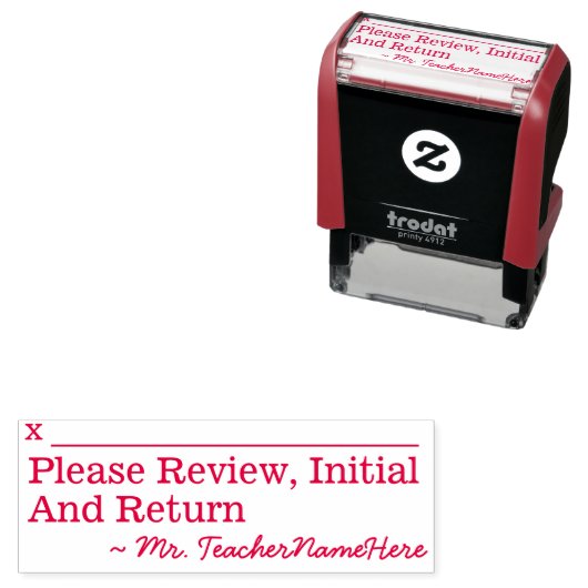 Basic: Review, Initiaal en retournering Zelfinktende Stempel (In situ)