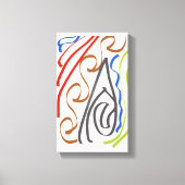 Basic ribbon art by RRW 2026 Canvas Afdruk (Voorkant)