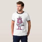 Basic Ringer T-Shirt (Voorkant volledig)