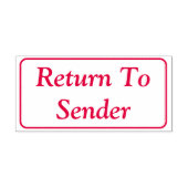 Basic - Rubberstempel "Terug naar afzender" Zelfinktende Stempel (Design)