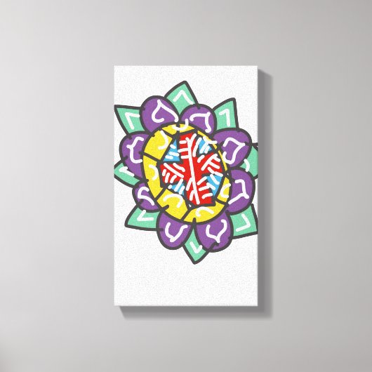 Basic sacred mandala canvas afdruk (Voorkant)