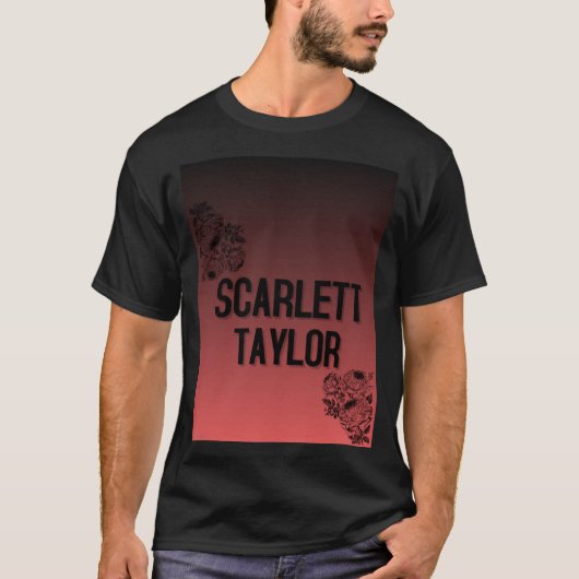 Basic "Scarlett Taylor" T-Shirt (Voorkant)