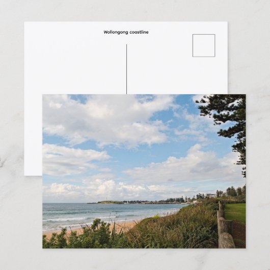 Basic semi gloss postcard briefkaart (Voorkant / Achterkant)