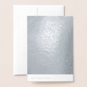 Basic Silver Foil "HAPPY 82nd BIRTHDAY" + Naam Folie Kaarten (Met envelop)