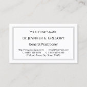Basic, Simple Healthcare Specialist Visitekaartje (Voorkant)