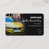 BASIC SJABLOON VISITEKAARTJE auto, karverkoop (Voorkant)