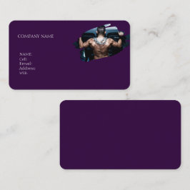 BASIC SJABLOON VISITEKAARTJE gym