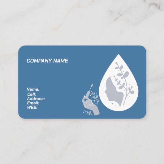 BASIC SJABLOON VISITEKAARTJE make-up artiest (Voorkant)