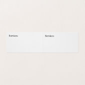 Basic Sjabloon Visitekaartje NAILS (Binnenkant ongevouwen)