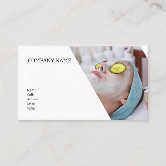 BASIC SJABLOON VISITEKAARTJE SPA (Voorkant)